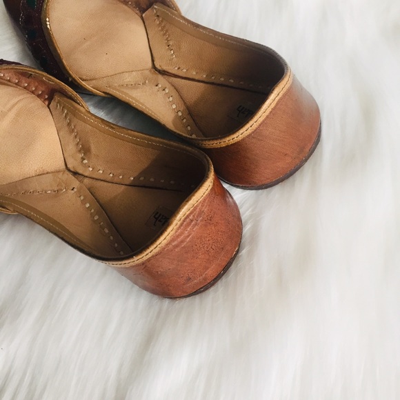 Handmade leather flats - Picture 3 of 7